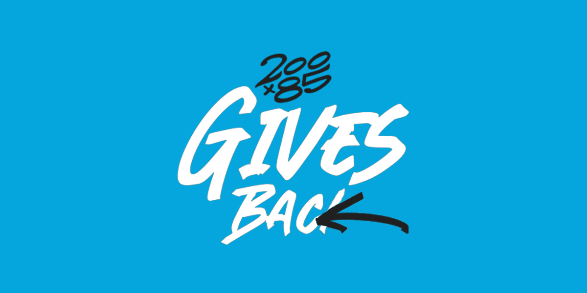 200x85 Gives Back